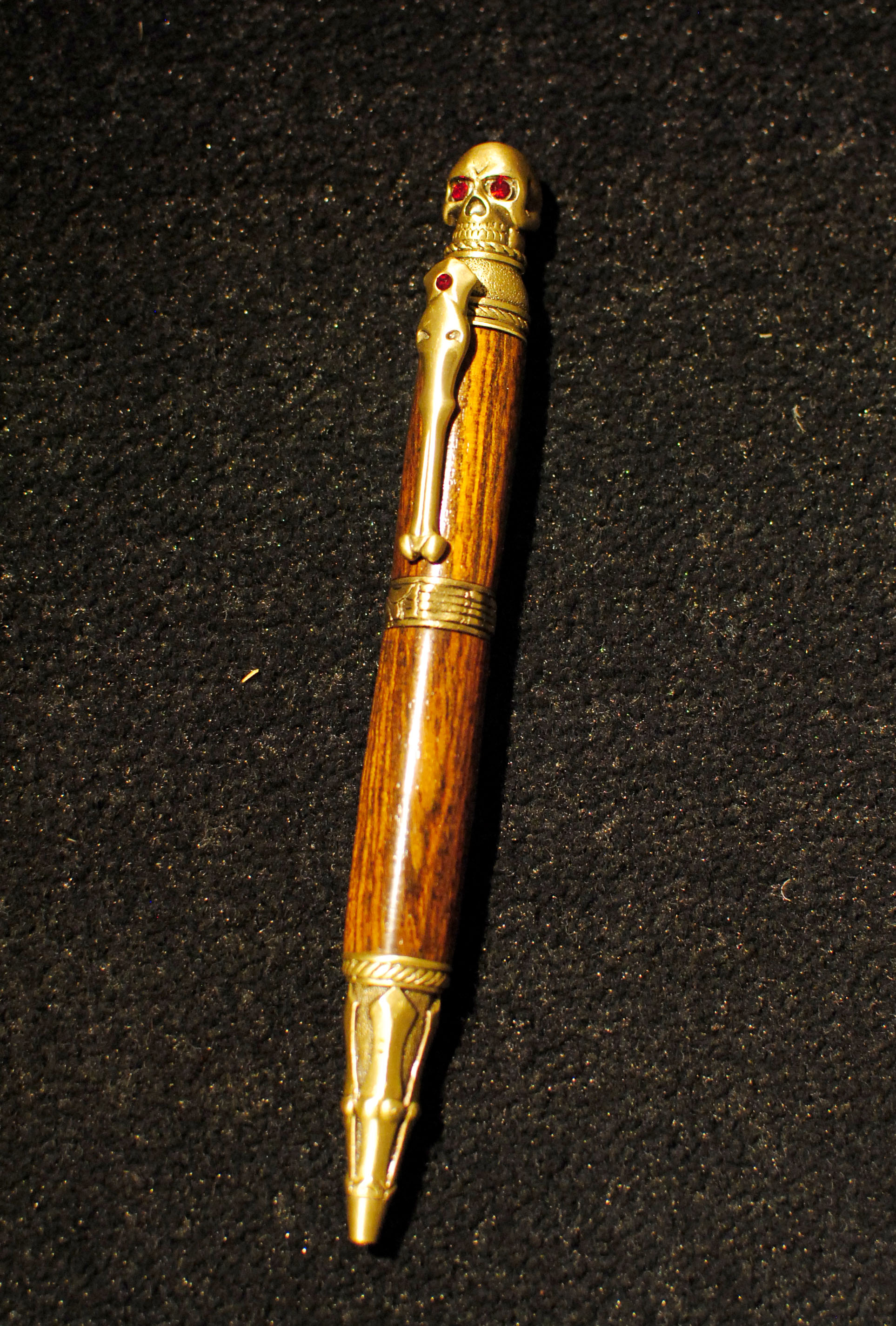 Allywood Creations Skull Pen - Wood